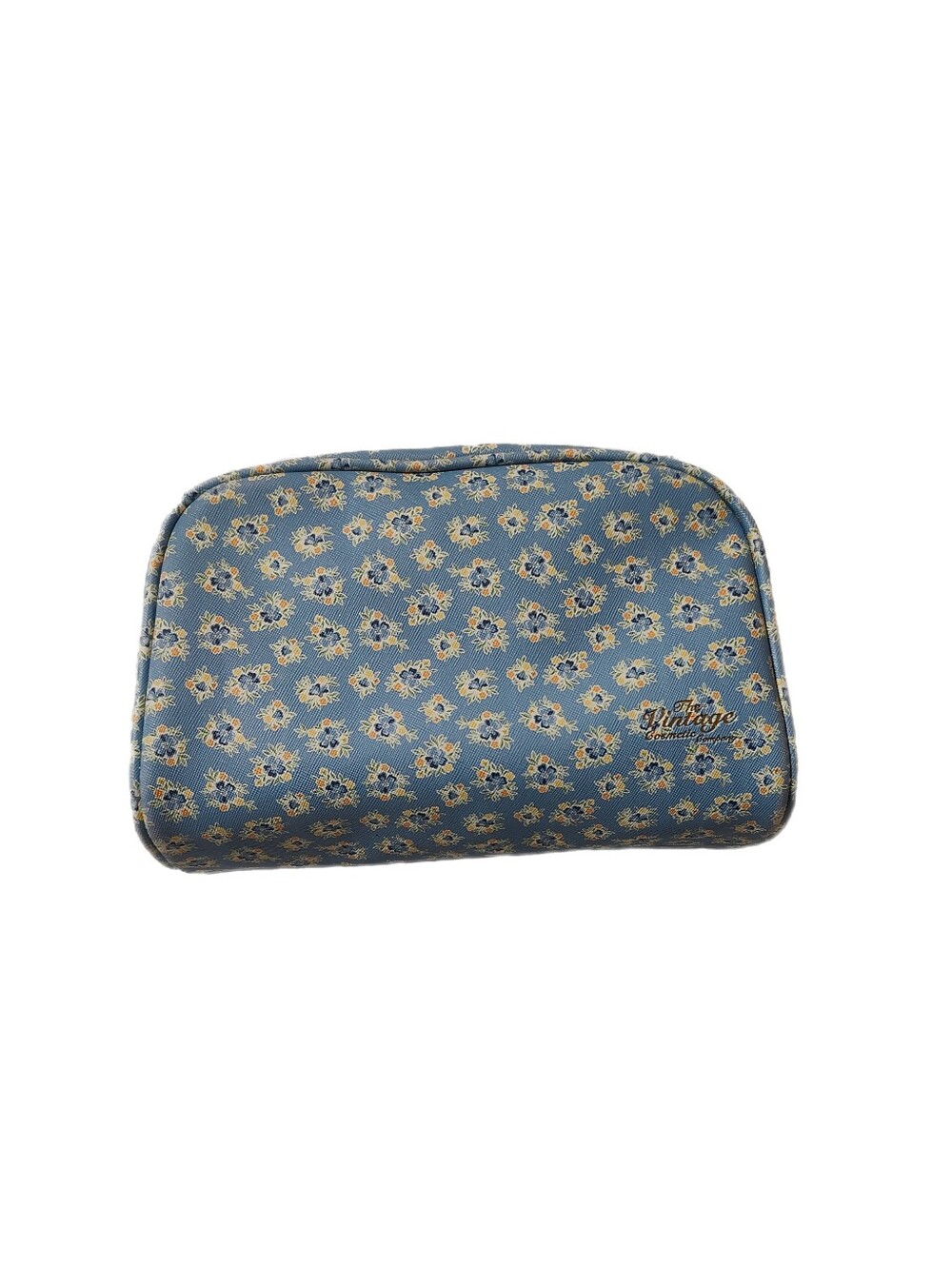 The Vintage Cosmetic Company Blue Makeup Bag